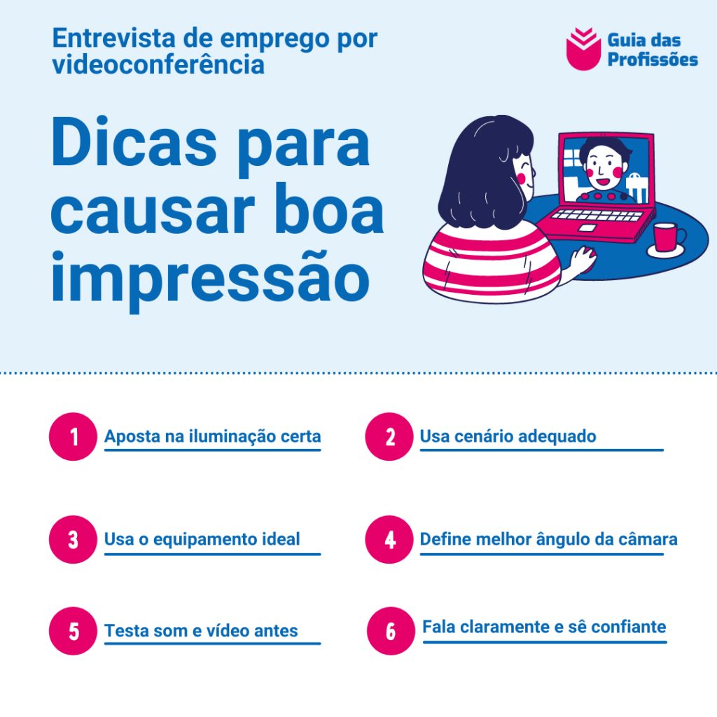 Dicas para uma entrevista de emprego por videoconferência